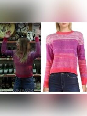 Aqua Cashmere sweater Large